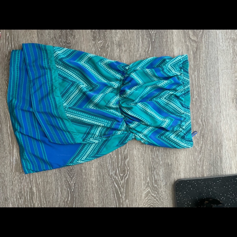 Express strapless dress.